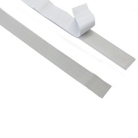 Klittenband 25m x20mm grijs