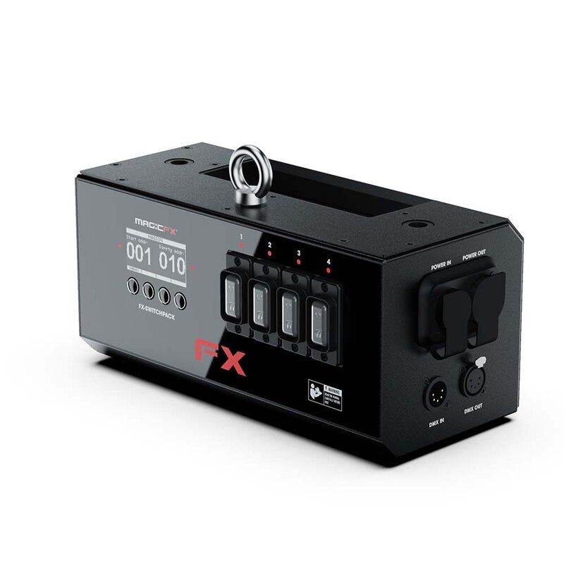 FX-Switchpack 4-kanaals met DMX