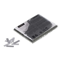 Biologisch afbreekbare confetti 55x17 mm zilver papier