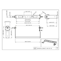 RCF H-BR ART 912 horizontale bevestigingsbeugel H-BR ART 912 horizontale bevestigingsbeugel