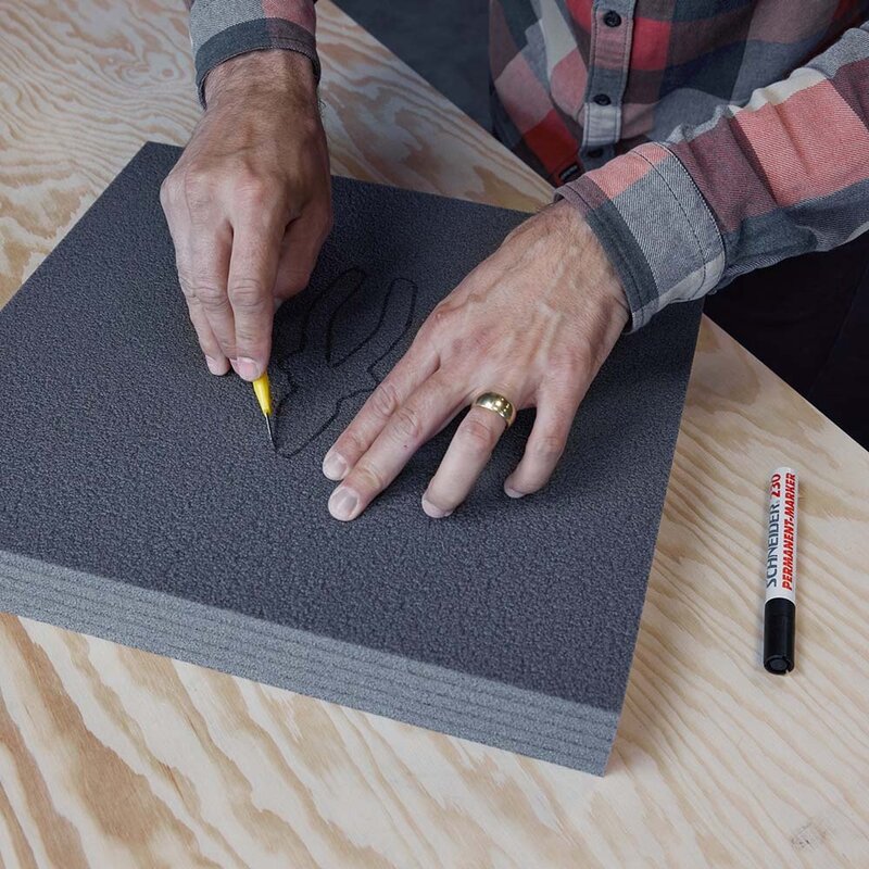 Kyoto schuiminlay voor rackladen