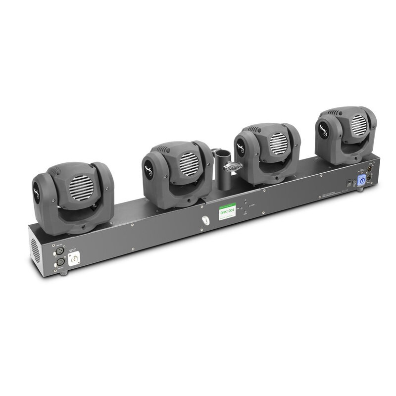 Hydrabeam 4000 4X 32W RGBW Quad LED moving-heads op bar