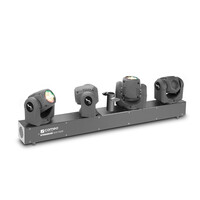Hydrabeam 4000 4X 32W RGBW Quad LED moving-heads op bar