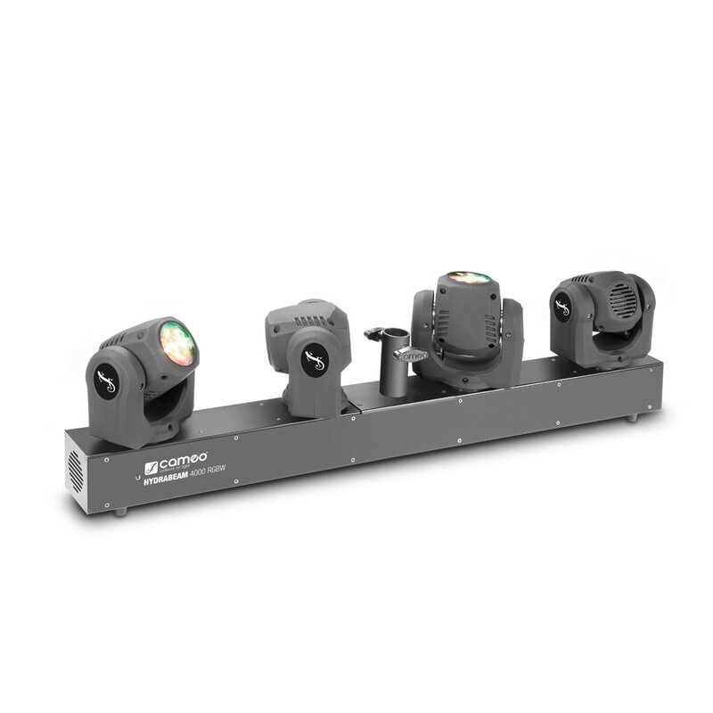 Hydrabeam 4000 4X 32W RGBW Quad LED moving-heads op bar