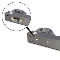 Hydrabeam 4000 4X 32W RGBW Quad LED moving-heads op bar