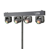 Hydrabeam 4000 4X 32W RGBW Quad LED moving-heads op bar