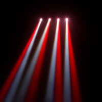 Hydrabeam 4000 4X 32W RGBW Quad LED moving-heads op bar