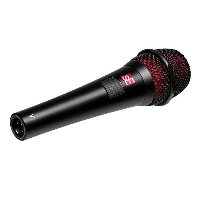 V7 PTT dynamische microfoon met push-to-talk knop