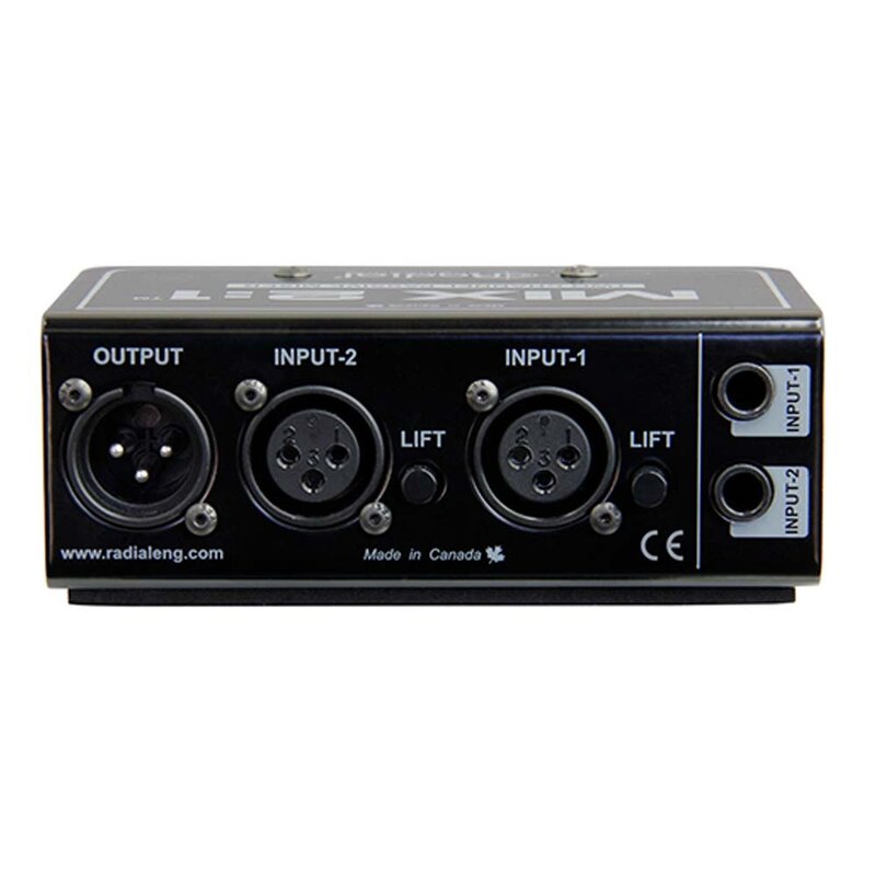 MIX 2:1 passieve 2-kanaals mixer