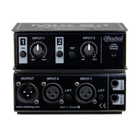 MIX 2:1 passieve 2-kanaals mixer