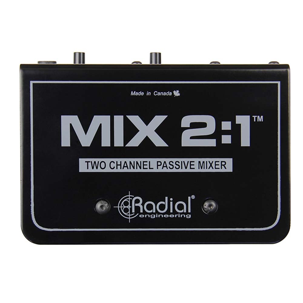 Radial MIX 2:1 passieve 2-kanaals mixer afbeelding