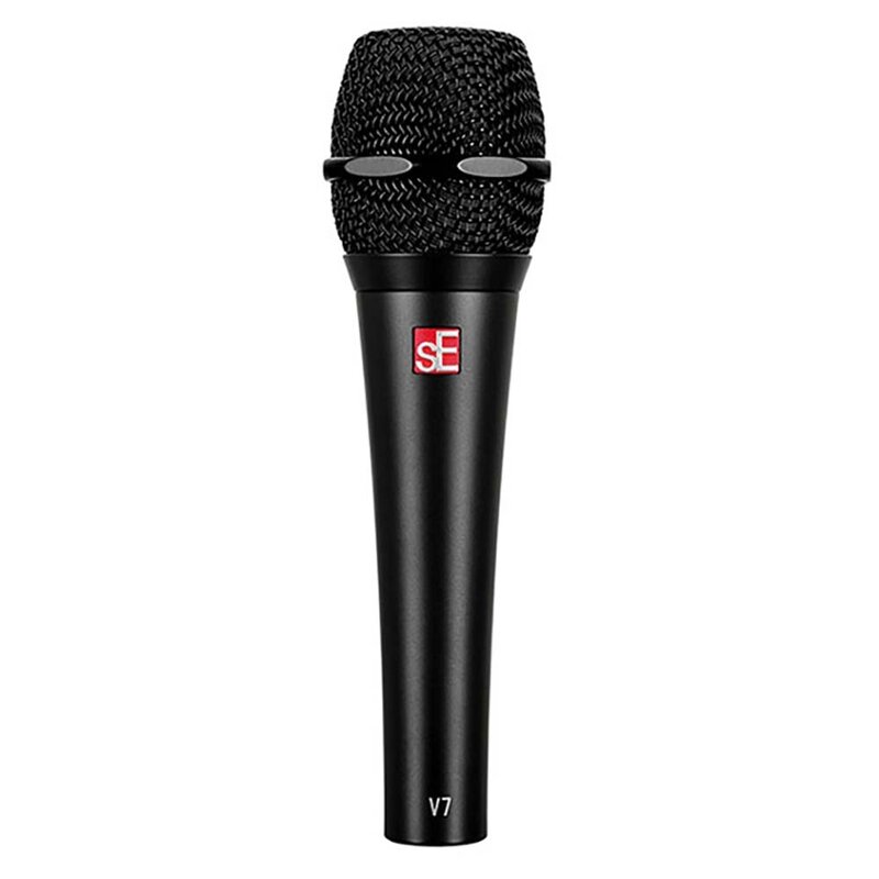 V7 Black dynamische microfoon zwart