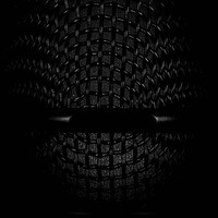 V7 Black dynamische microfoon zwart