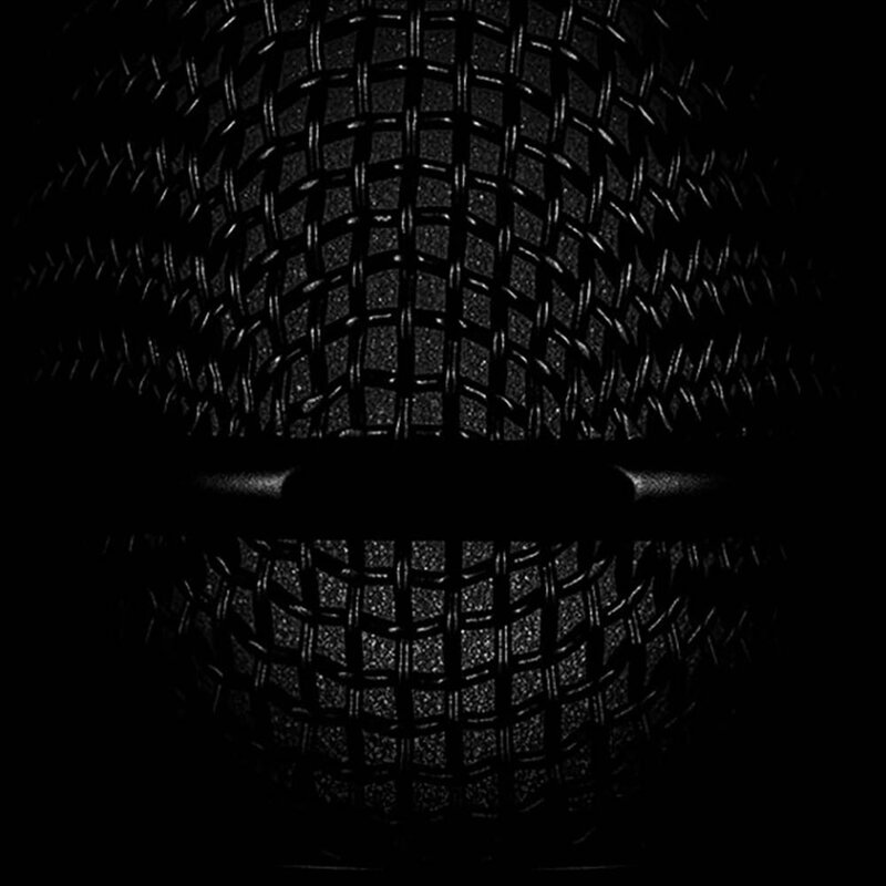 V7 Black dynamische microfoon zwart