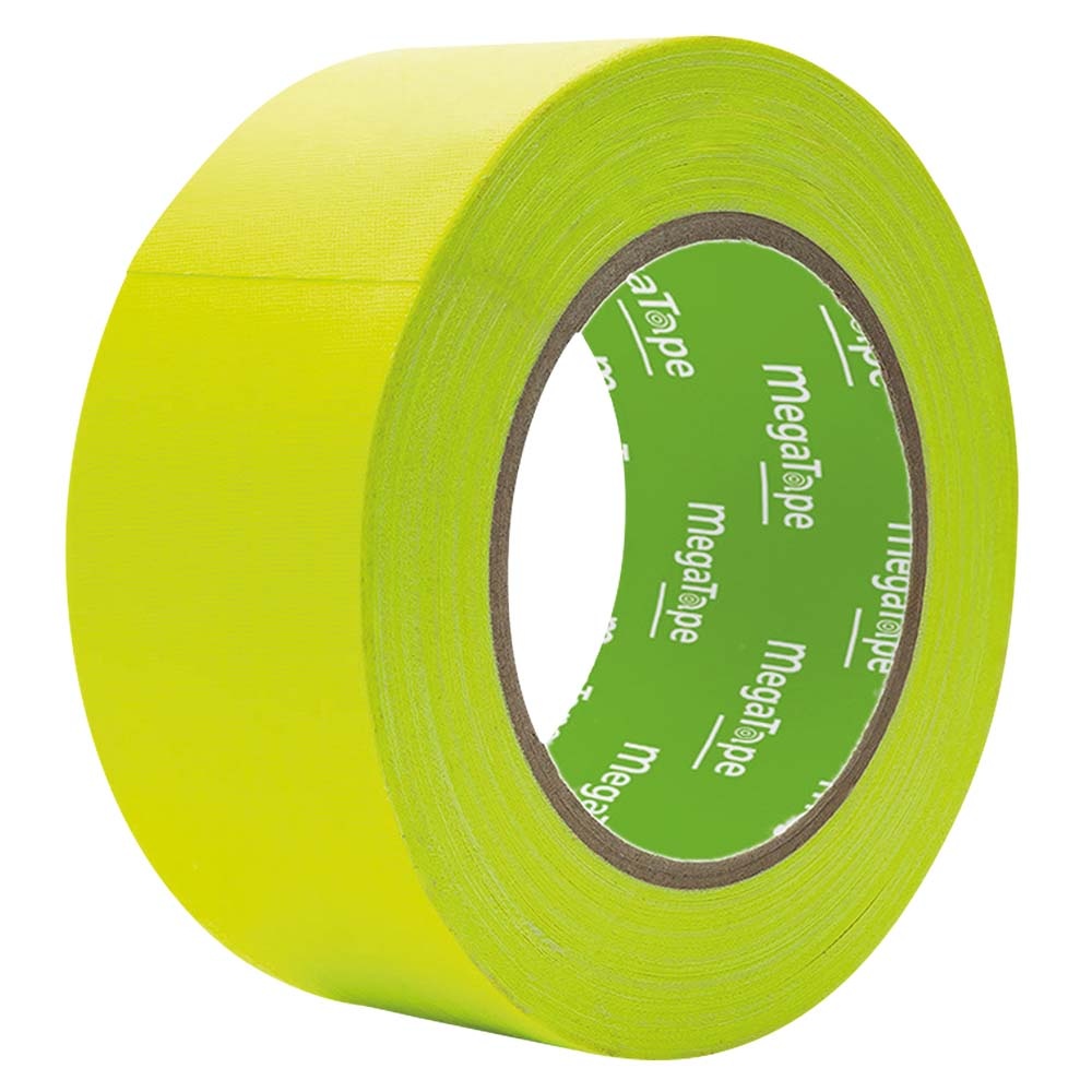 Megatape UT120 fluorescerende gaffa tape 19mm 25m geel