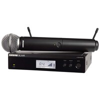 Shure BLX24R-SM58 Draadloos handheld microfoonsysteem (rackmount) BLX24R-SM58 Draadloos handheld microfoonsysteem (rackmount)