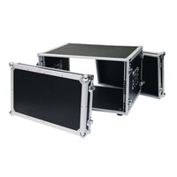 Effect Rack CO DD 19 inch flightcase 6HE 380mm diep