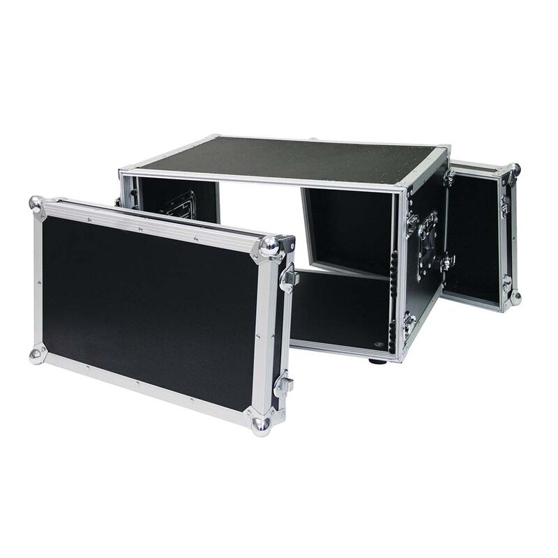 Effect Rack CO DD 19 inch flightcase 6HE 380mm diep