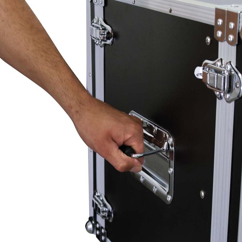 Effect Rack CO DD 19 inch flightcase 10HE 380mm diep