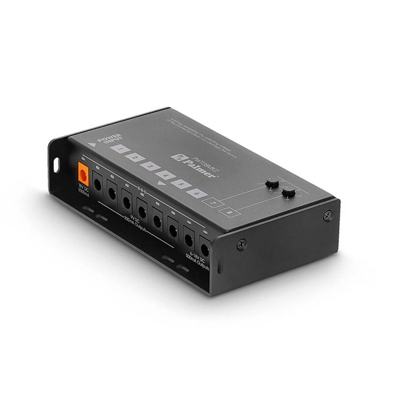 PWT08MK2 universeel effectpedaal voeding met 8 uitgangen