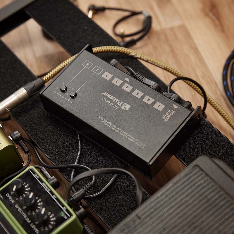 PWT08MK2 universeel effectpedaal voeding met 8 uitgangen