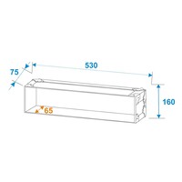 Rack Profi 19 inch flightcase 3HE 250mm diep