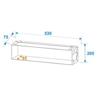 Rack Profi 19 inch flightcase 4HE 250mm diep