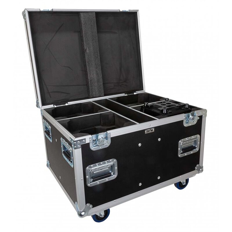 Moving head case 8 flightcase voor 4x BTX-Blizzard Wash1 of BTI-BLIZZARD WASH1