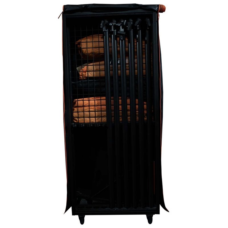 Pipe and Drape trolley cover