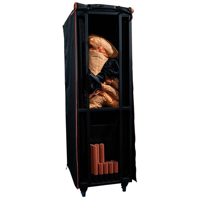 Pipe and Drape trolley cover