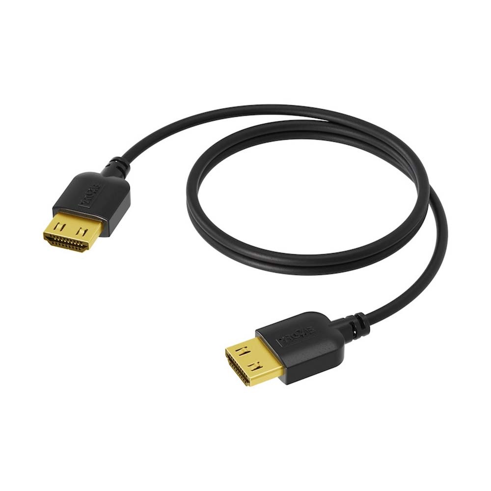 Procab CSV210B/1 Slimline HDMI2.0 kabel 1m afbeelding