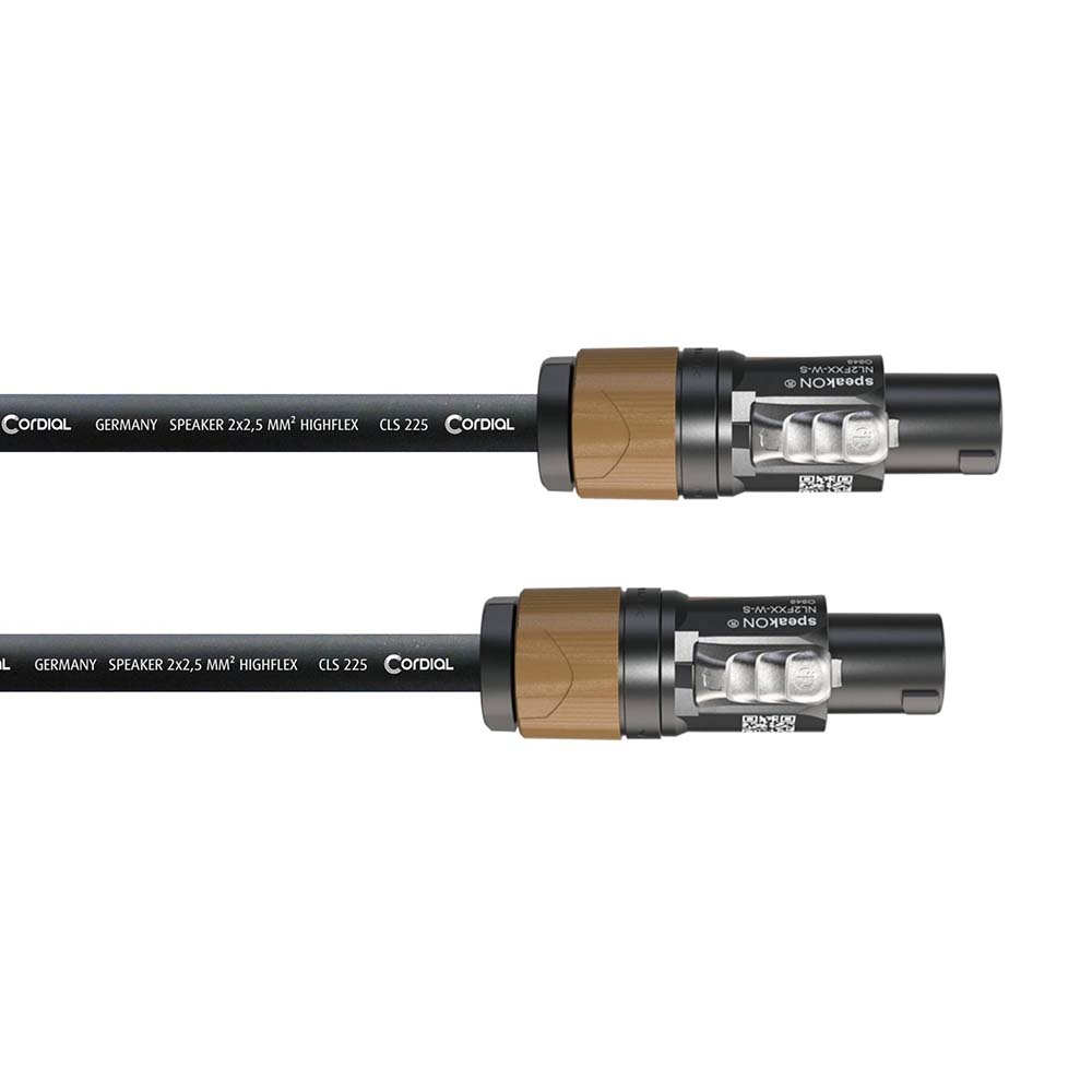 Cordial CPL 20 LL2 Speakon speakerkabel 2x2,5mm 20m afbeelding