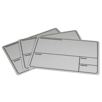 Case labels zilver (50 stuks)