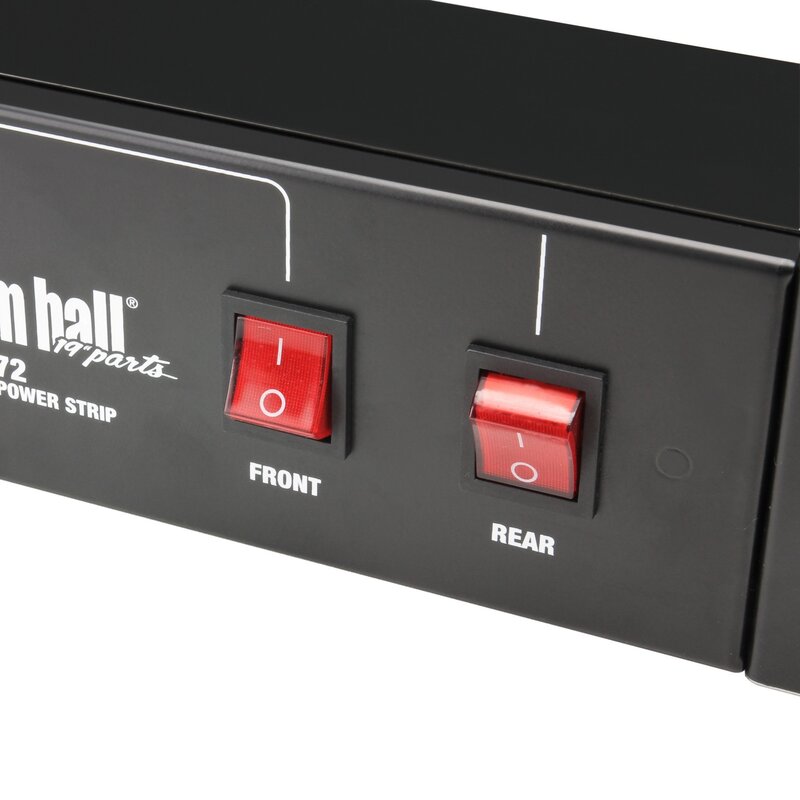 19 inch 9-weg stroomverdeler