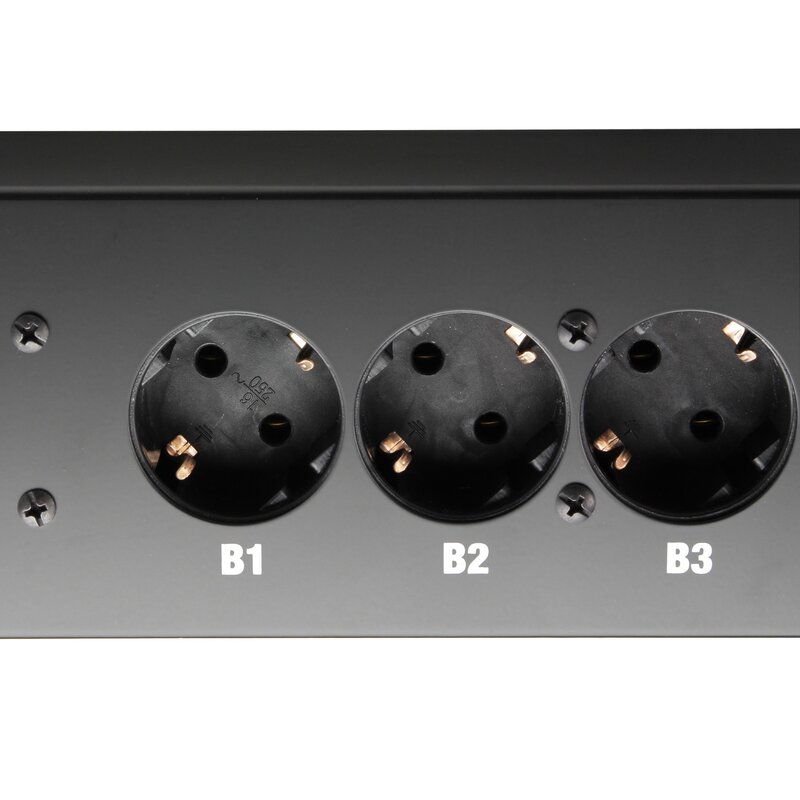 19 inch 9-weg stroomverdeler