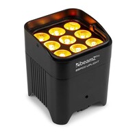 BeamZ BBP59 verticale LED par op accu 9x 12W RGBWA-UV LED IP65 BBP59 verticale LED par op accu 9x 12W RGBWA-UV LED IP65