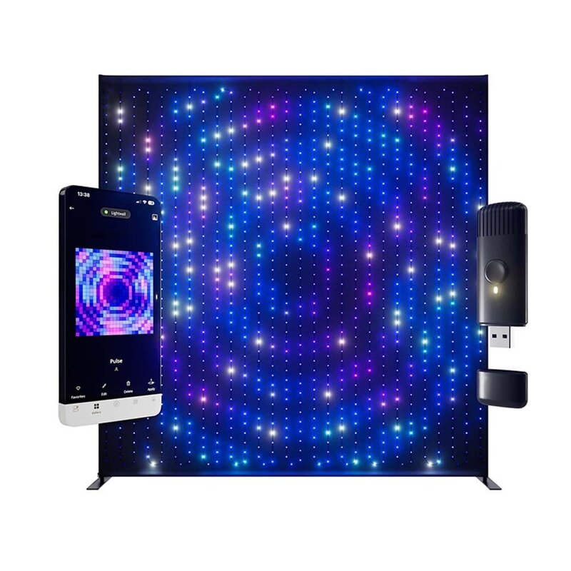 LED Lightwall met besturing via app en aluminium standaard
