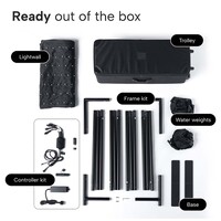 LED Lightwall met besturing via app en aluminium standaard