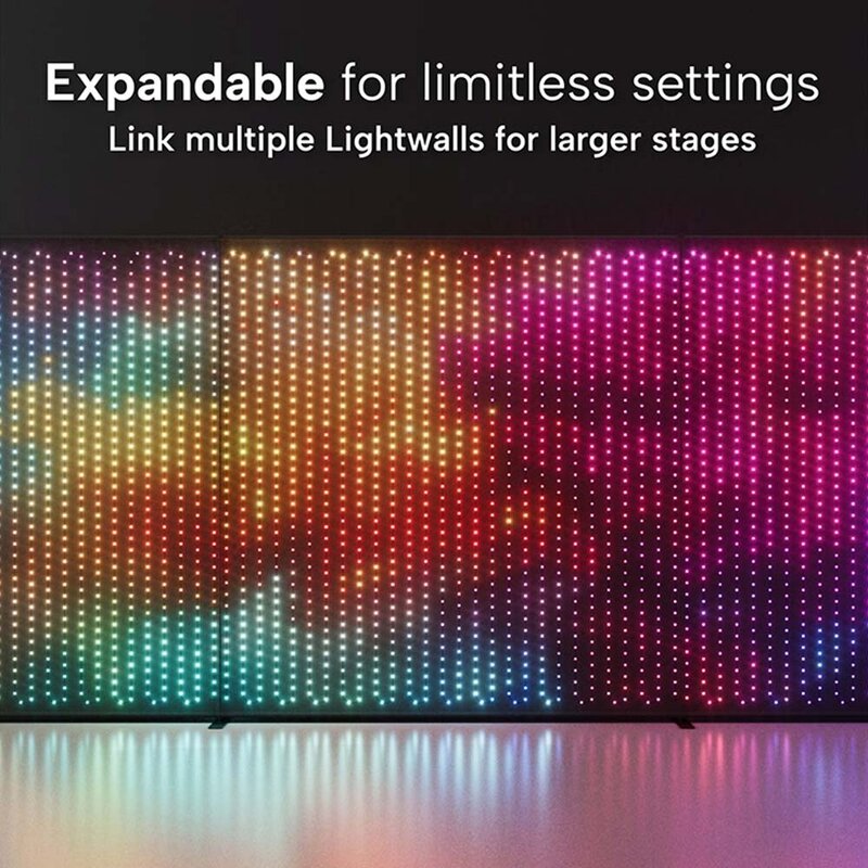 LED Lightwall met besturing via app en aluminium standaard