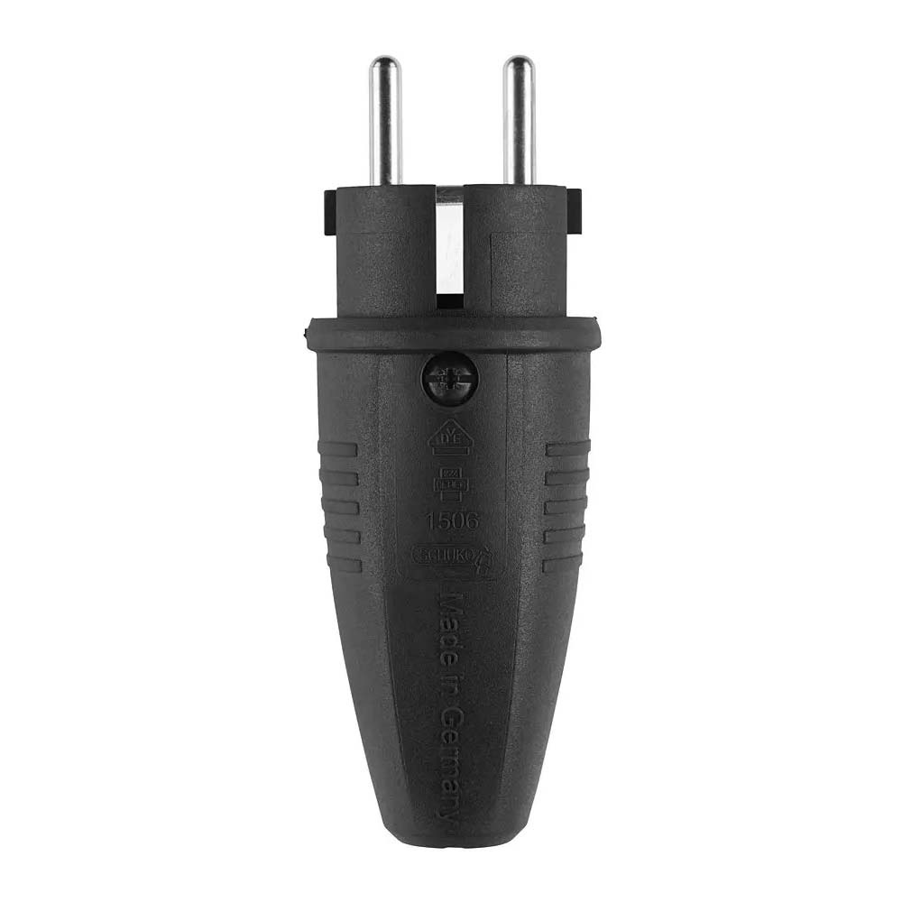 Showtec Rubber schuko stekker 230V/240V afbeelding