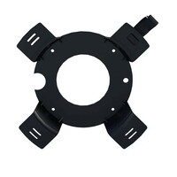 KOMB RM Frontplaat met kabeluitsparing en kabelgeleider voor haspel