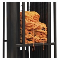 Pipe and drape transport trolley