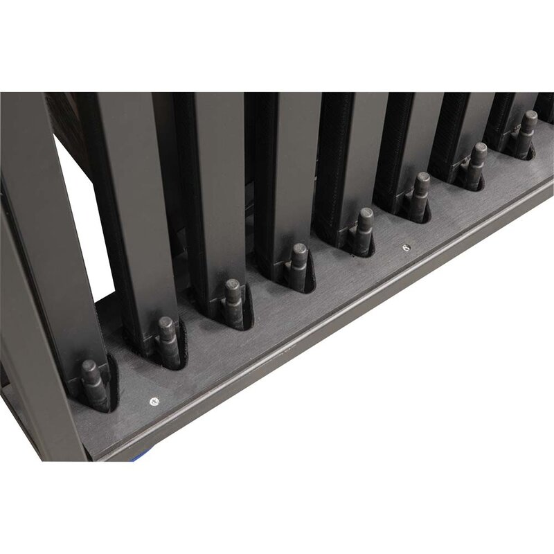 Pipe and drape transport trolley