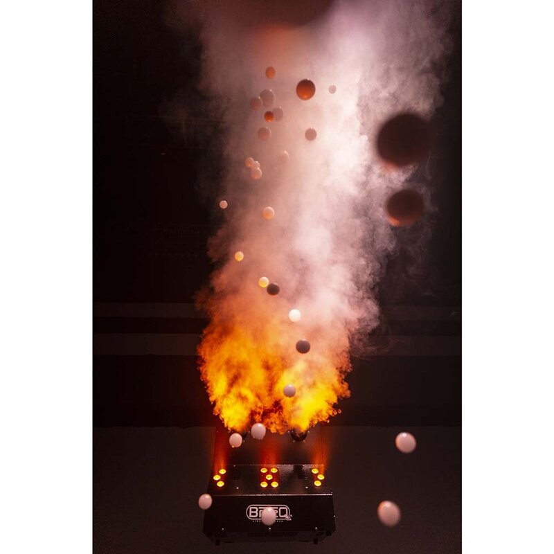 BT-BUBBELFOG rook- en bellenblaasmachine met 11x 8W RGBA LED's 850W