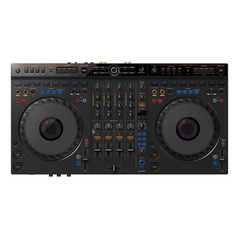 AlphaTheta DDJ-GRV6 DJ controller afbeelding