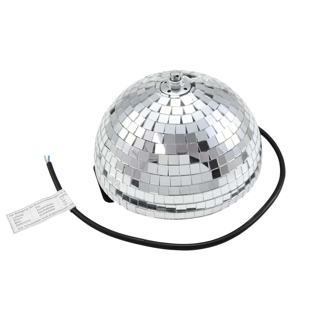Eurolite Halve spiegelbol 20 cm incl. motor afbeelding