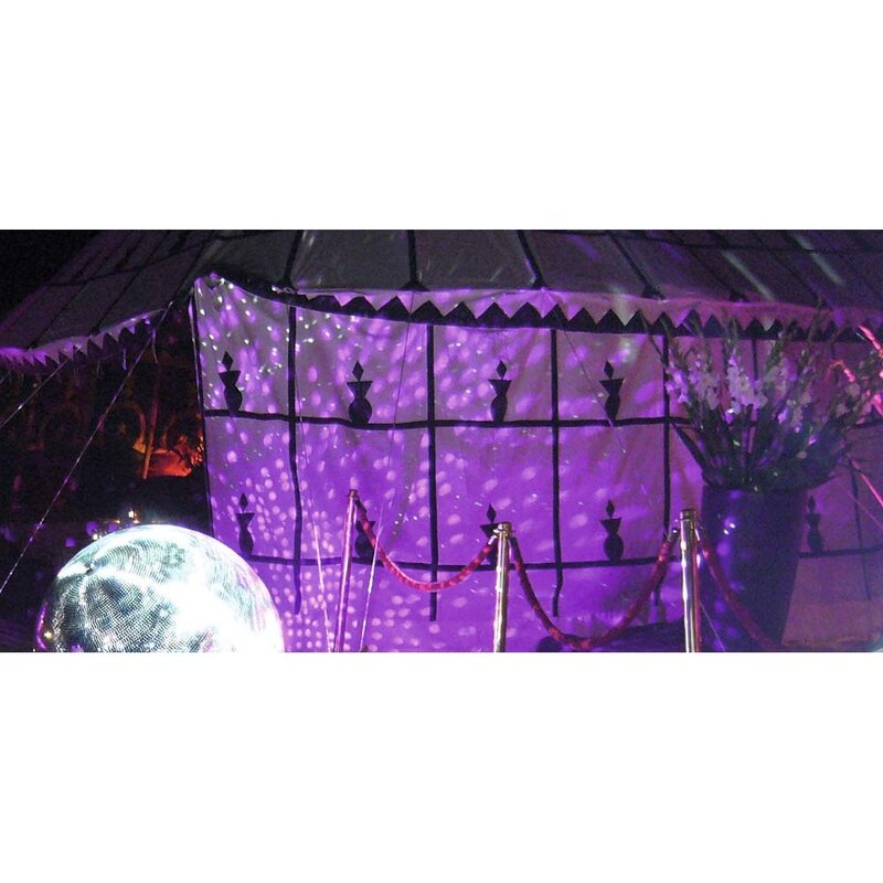 Halve spiegelbol 20cm incl. motor