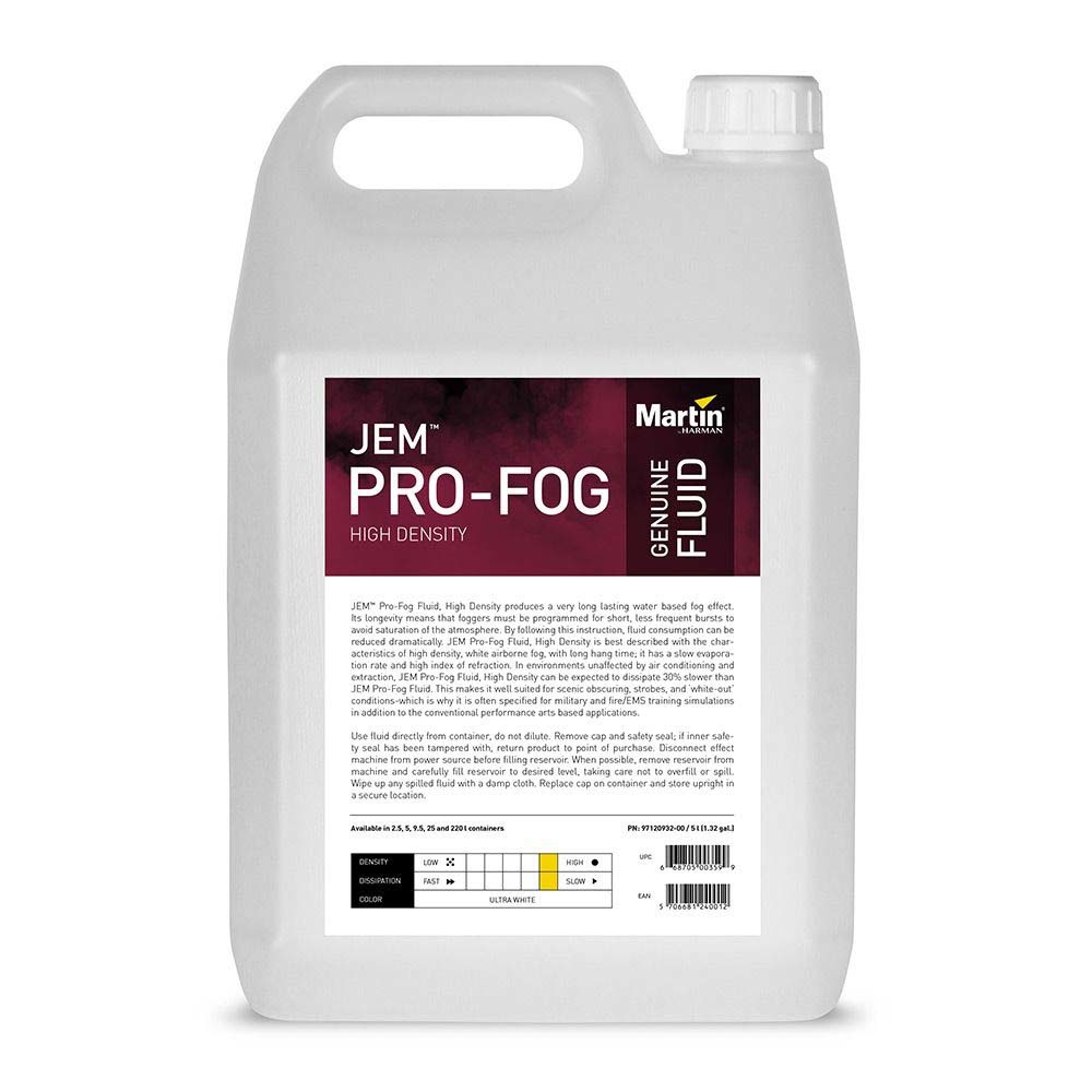 JEM High Density rookvloeistof Halloween Pro-Fog 5L afbeelding