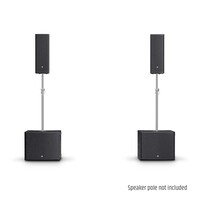 LD Systems Stinger G3 Gala Set A 2x dubbele 8 inch PA speakers + 2x 18 inch subwoofer Stinger G3 Gala Set A 2x dubbele 8 inch PA speakers + 2x 18 inch subwoofer