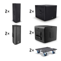 LD Systems Stinger G3 Gala Set A 2x dubbele 8 inch PA speakers + 2x 18 inch subwoofer Stinger G3 Gala Set A 2x dubbele 8 inch PA speakers + 2x 18 inch subwoofer